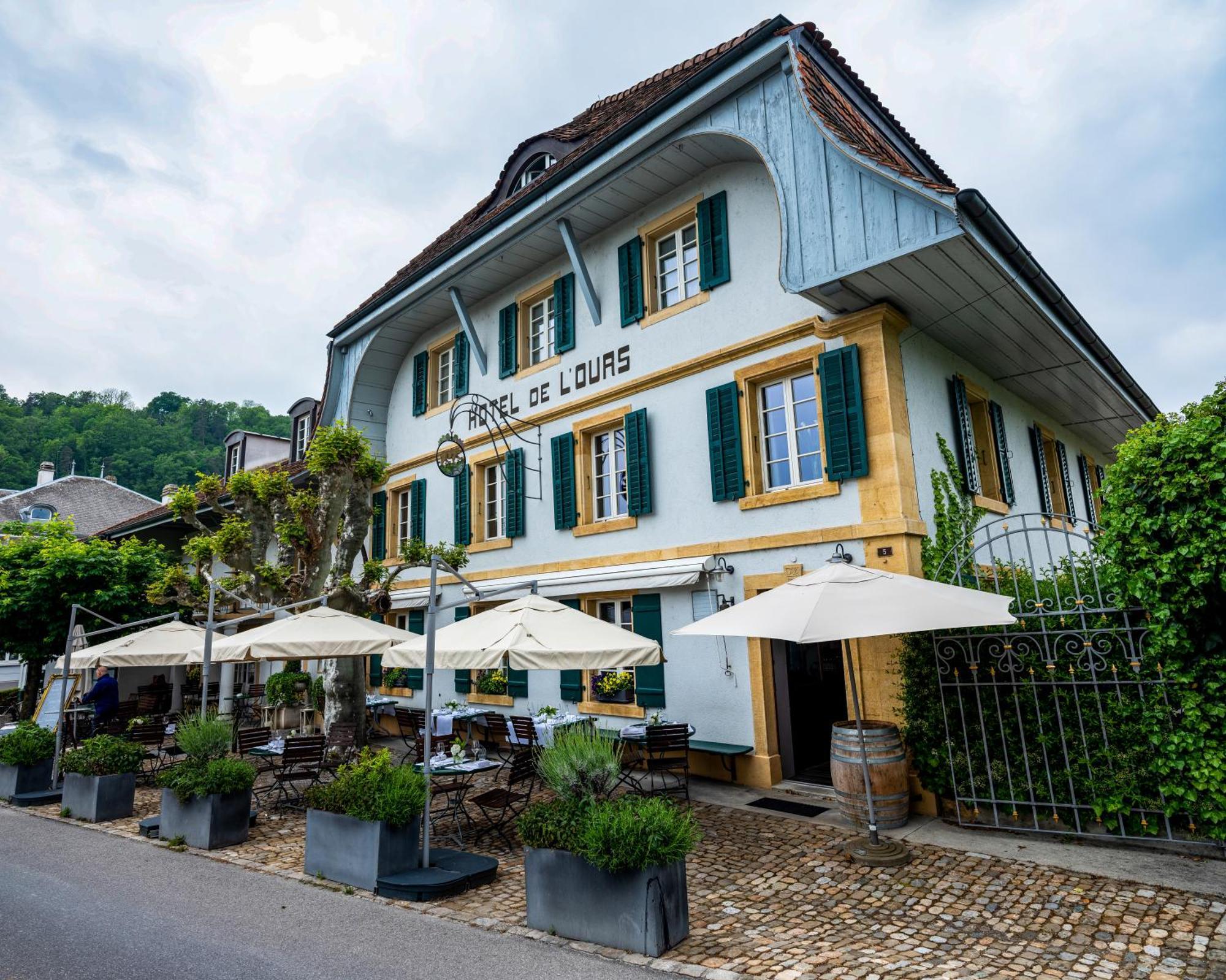 Romantik Hotel De L'Ours 苏西 外观 照片